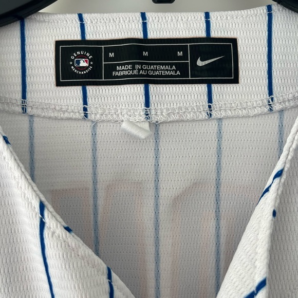 Genuine Nike Men's New York Mets Pete Alonso Nike White Home Elite Jersey - Picture 5 of 9